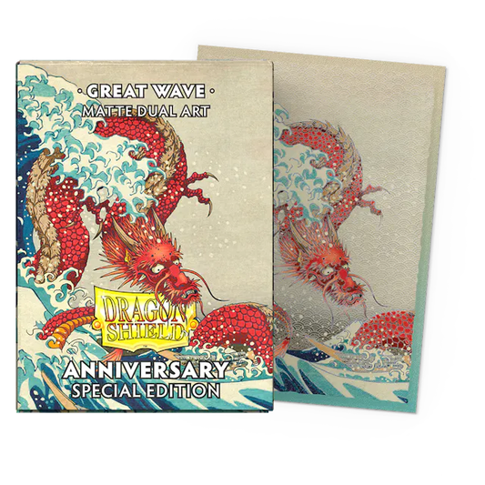 Dragon Shield Card Sleeves - Matte Dual Art (Great Waves)