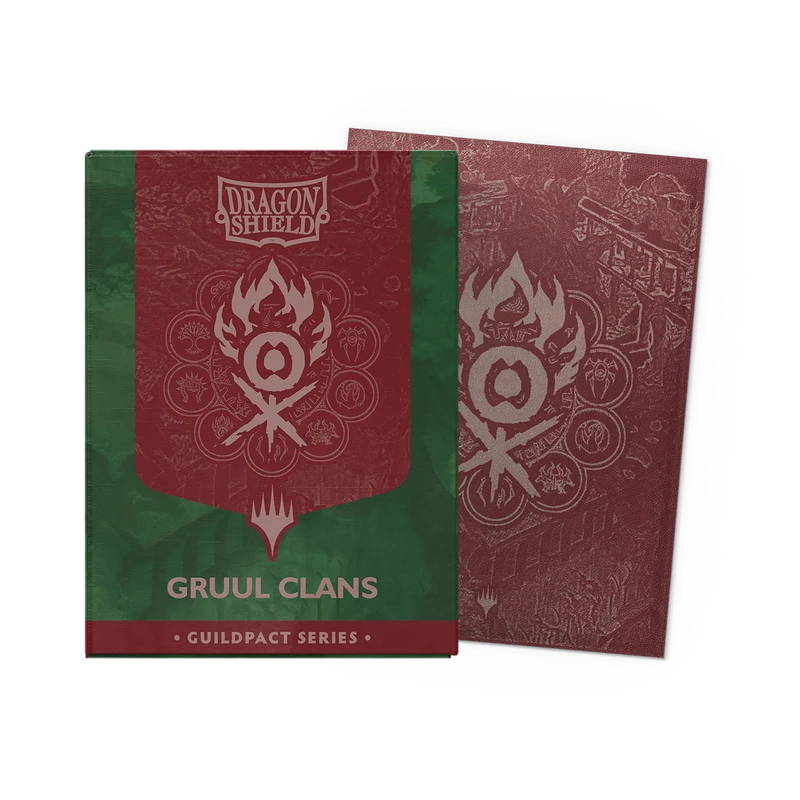 Dragon Shield Card Sleeves - Dual Matte Art - Guildpact Series - Gruul Clans
