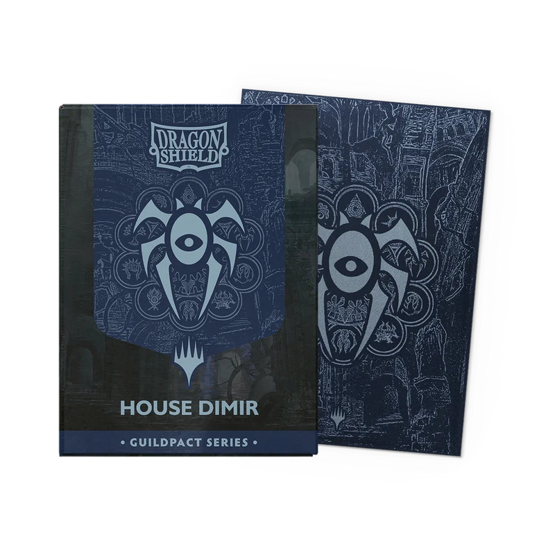 Dragon Shield Card Sleeves - Dual Matte Art - Guildpact Series - House Dimir
