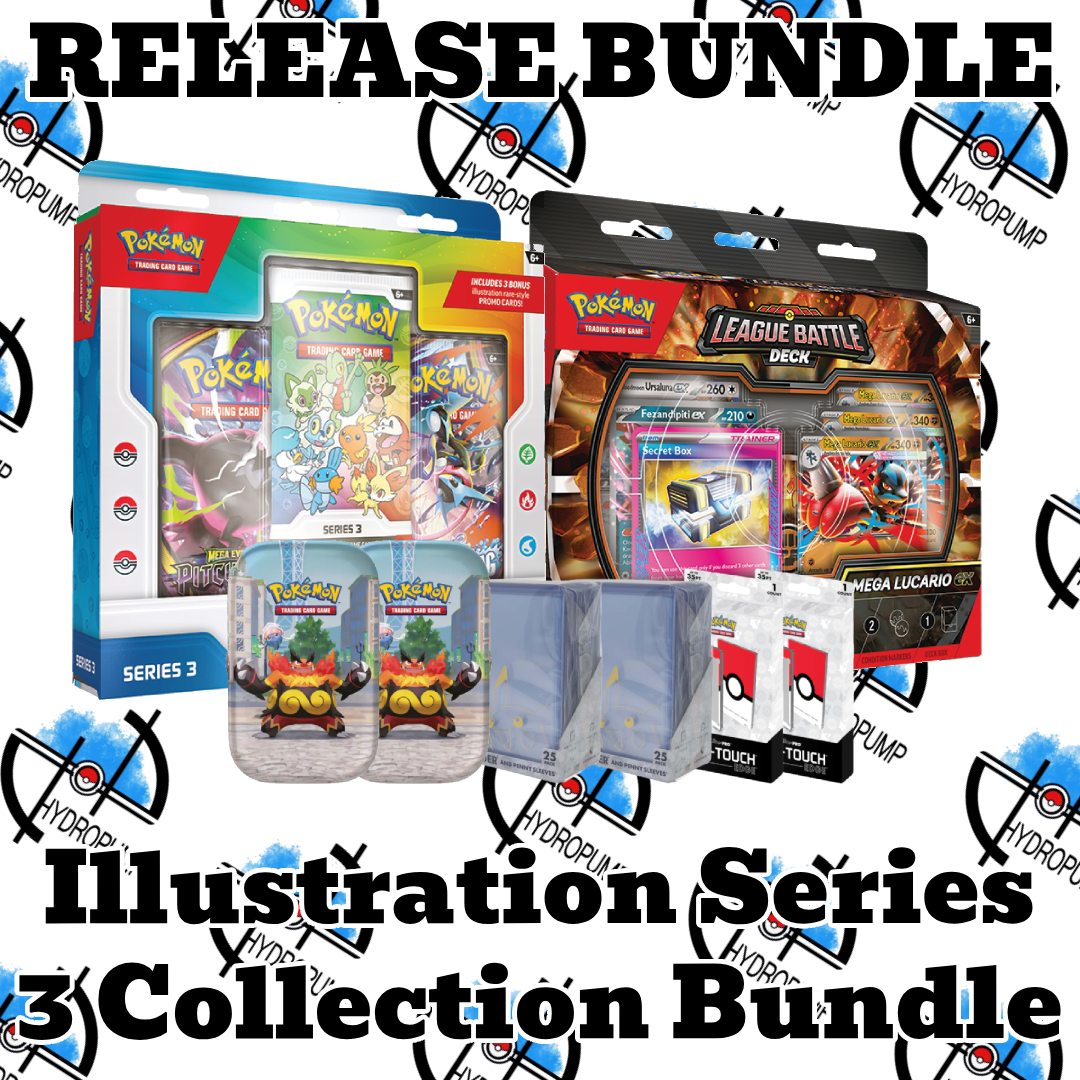 Pokémon TCG: First Partner Illustration Collection Box [Series 3] Bundle - PRE-ORDER (Releases 8/7/2026)
