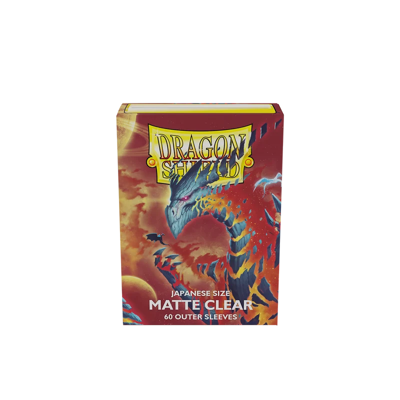 Dragon Shield Card Sleeves - Matte Outer Sleeves - Clear (Japanese Size)