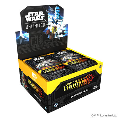 Star Wars: Unlimited TCG - Jump to Lightspeed Booster Box - PRE-ORDER (Dates in Description)