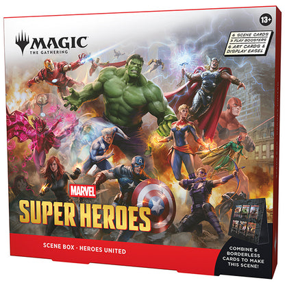 Magic: The Gathering: Universes Beyond - Marvel Super Heroes Scene Box (Random)