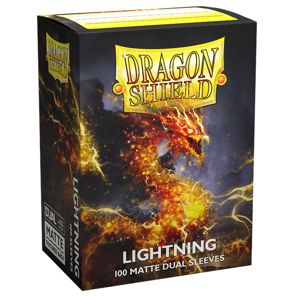 Dragon Shield Card Sleeves - Dual Matte Lightning