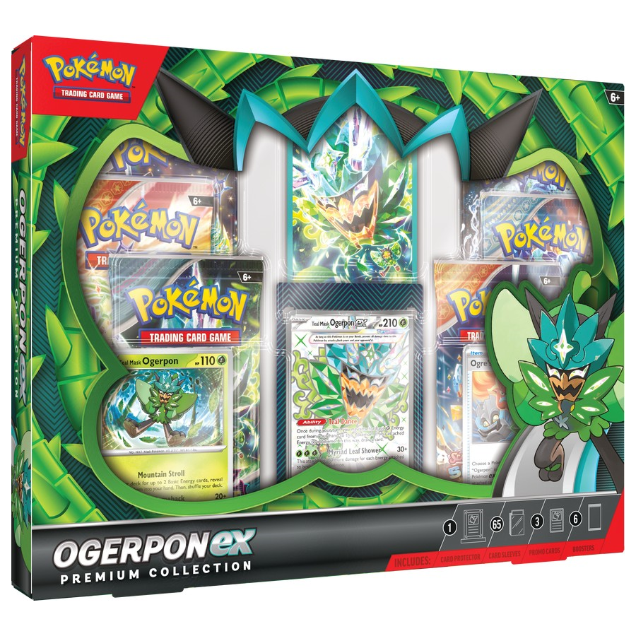 Pokémon TCG: Ogerpon ex Premium Collection - PRE-ORDER (Releases 11/15/2024)