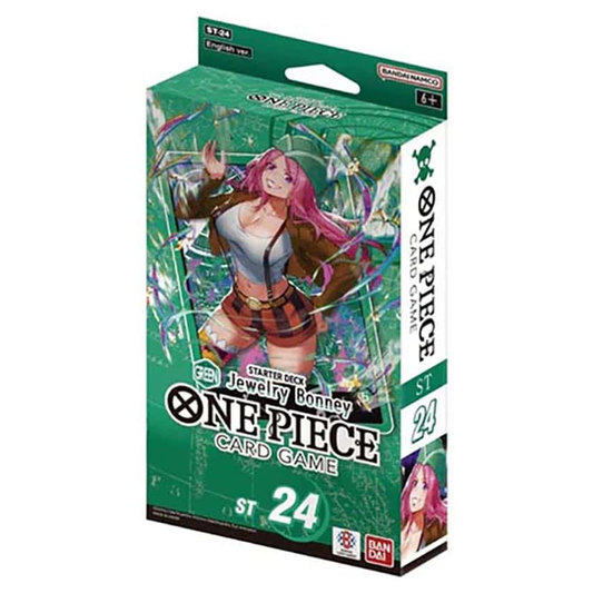 One Piece TCG: GREEN Jewelry Bonney Starter Deck (ST-24)