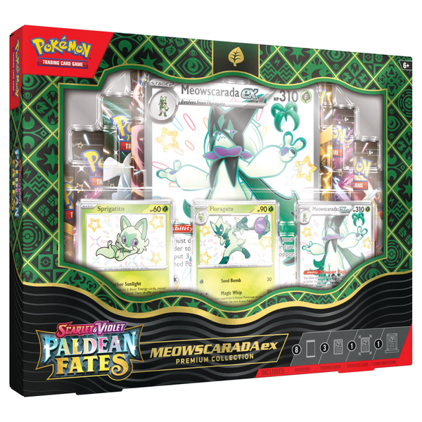 Pokémon TCG: Scarlet & Violet - Paldean Fates Premium Collection (Meowscarada ex)