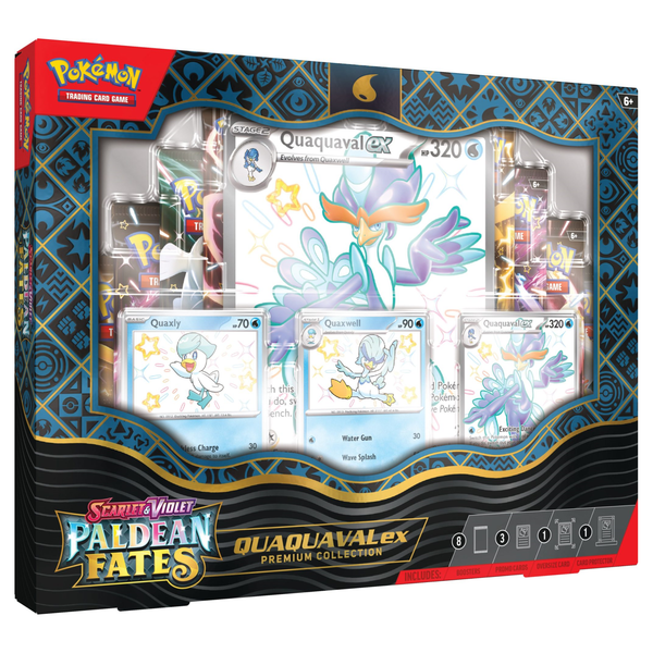 Pokémon TCG: Scarlet & Violet - Paldean Fates Premium Collection (Quaquaval ex)