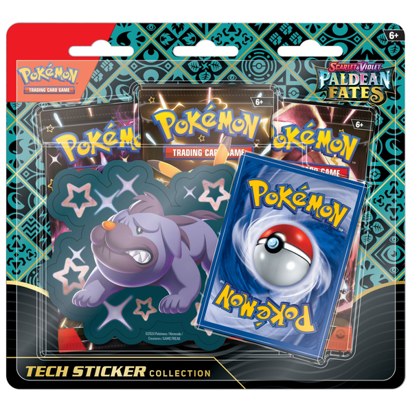Pokémon TCG: Scarlet & Violet - Paldean Fates Tech Sticker Collection (Maschiff) - PRE-ORDER (Releases 1/26/2024)