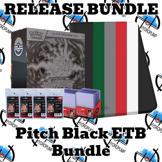 Pokémon TCG: Mega Evolution 05 - Pitch Black Elite Trainer Box Bundle - PRE-ORDER (Releases 7/17/2026)