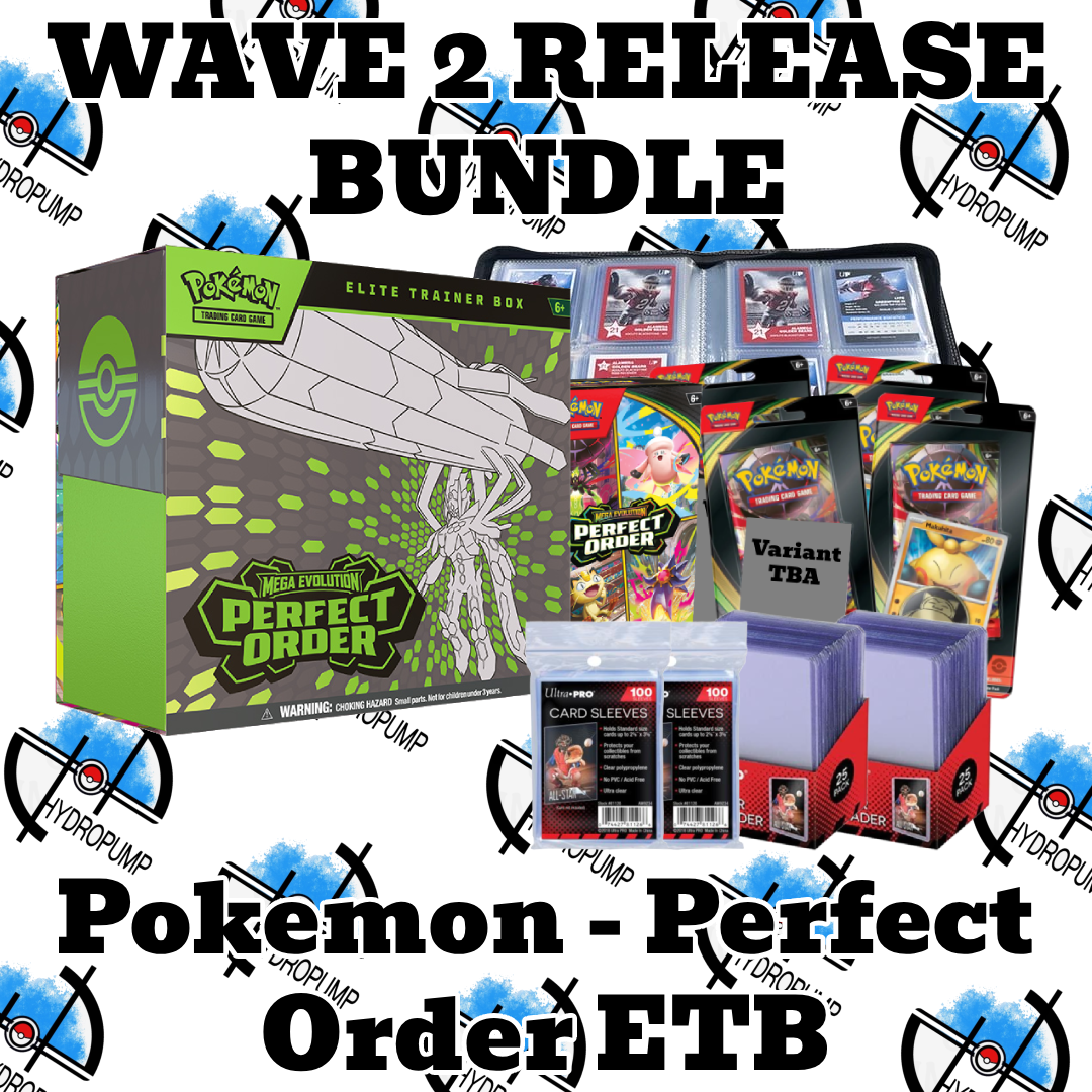 Pokémon TCG: Mega Evolution 03 - Perfect Order Elite Trainer Box Bundle - PRE-ORDER (WAVE 2 FULLFILMENT)