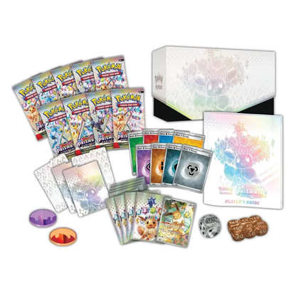 Pokémon TCG: Scarlet & Violet - Prismatic Evolutions Elite Trainer Box - PRE-ORDER (Releases 1/17/2025)