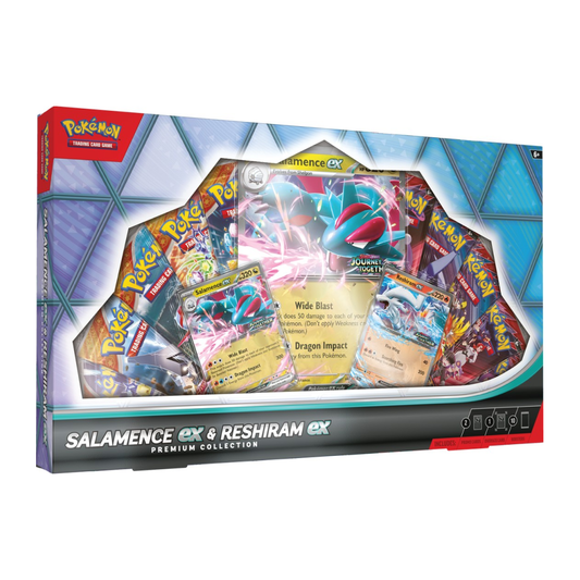 Pokémon TCG: Salamence ex & Reshiram ex Premium Collection Box - PRE-ORDER (Releases 10/10/2025)