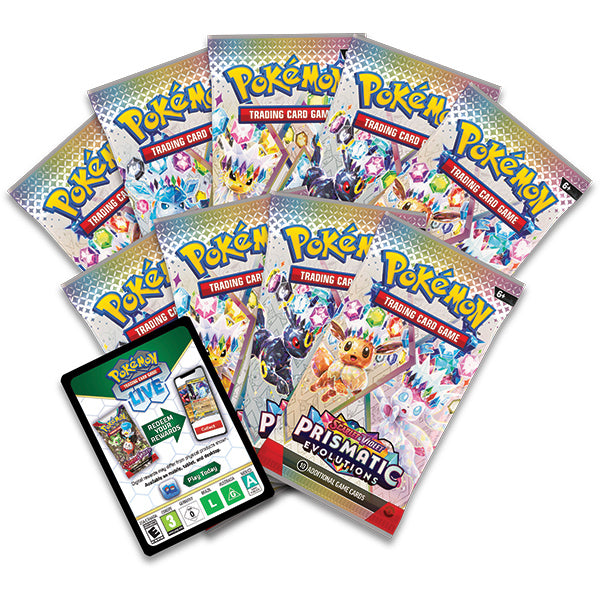 Pokémon TCG: Scarlet & Violet - Prismatic Evolutions Elite Trainer Box - PRE-ORDER (Releases 1/17/2025)