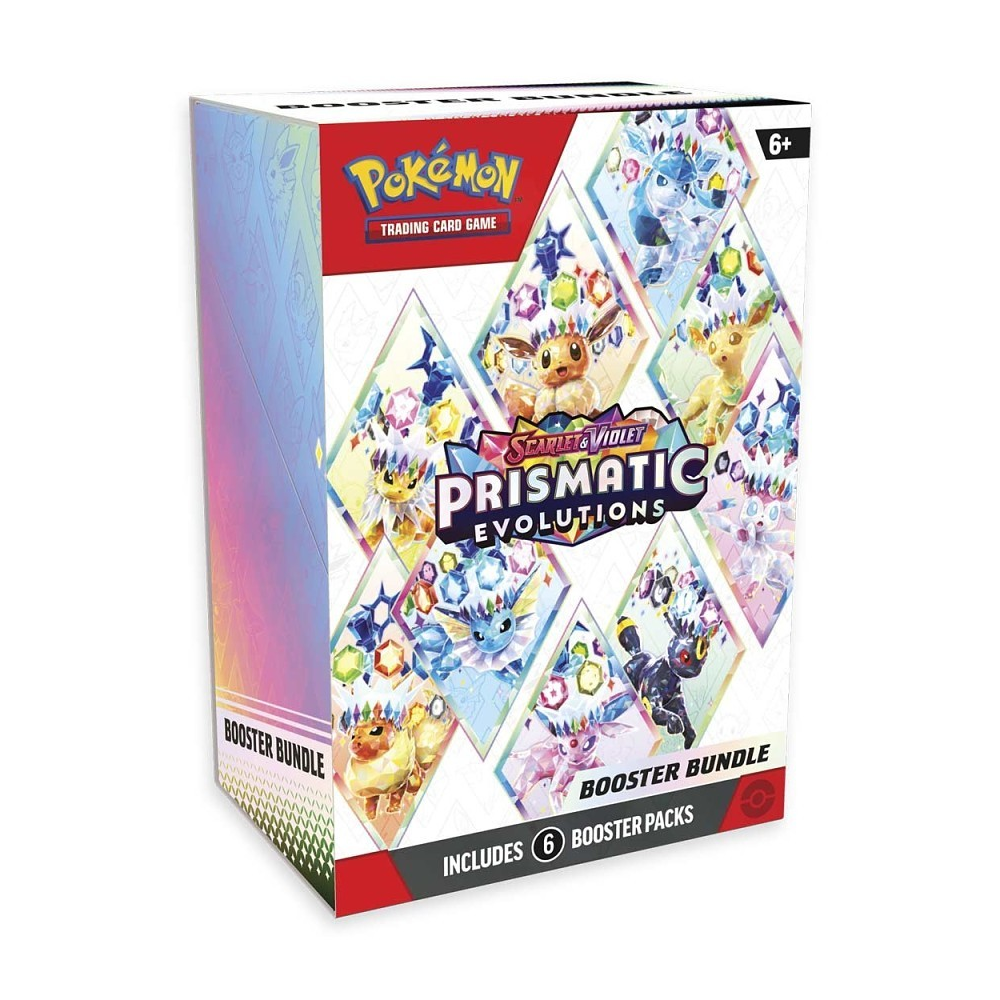 Pokémon TCG: Prismatic Evolutions Booster Bundle (6 Packs)