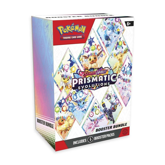 Pokémon TCG: Prismatic Evolutions Booster Bundle (6 Packs)