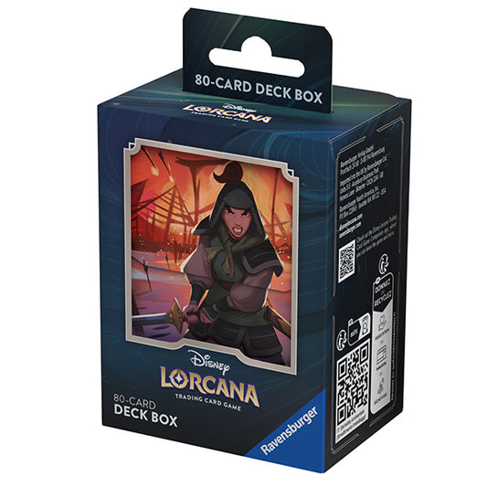 Lorcana TCG: Rise of the Floodborn Deck Box (Mulan)