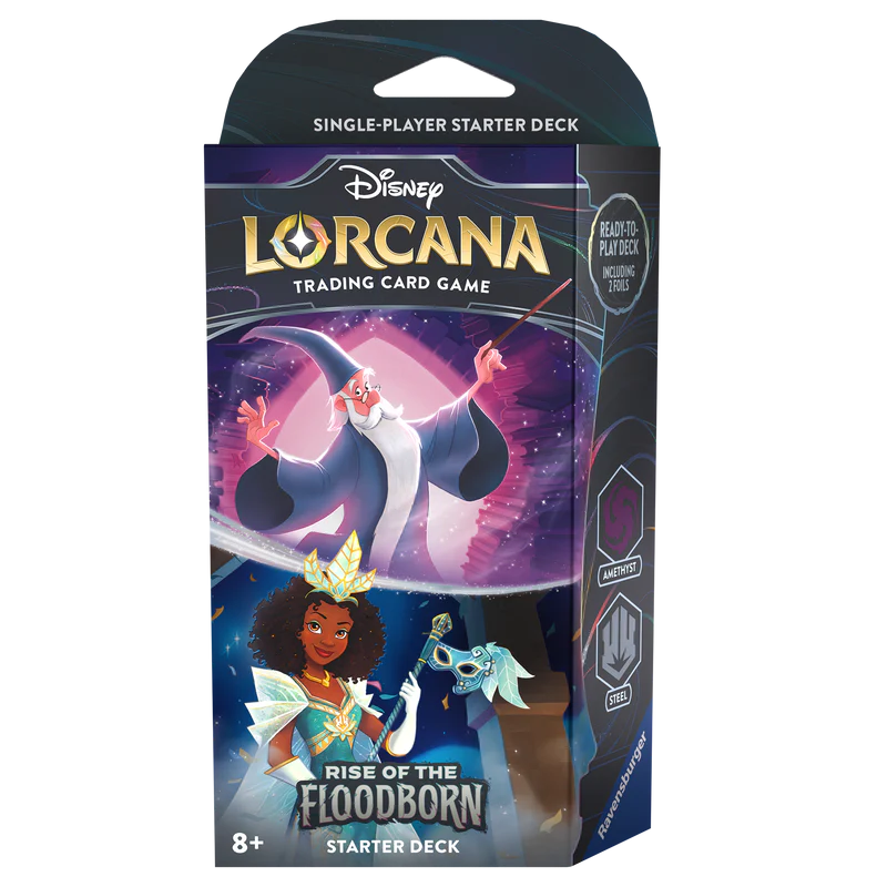 Lorcana TCG: Rise of the Floodborn Starter Deck (Amethyst & Steel)