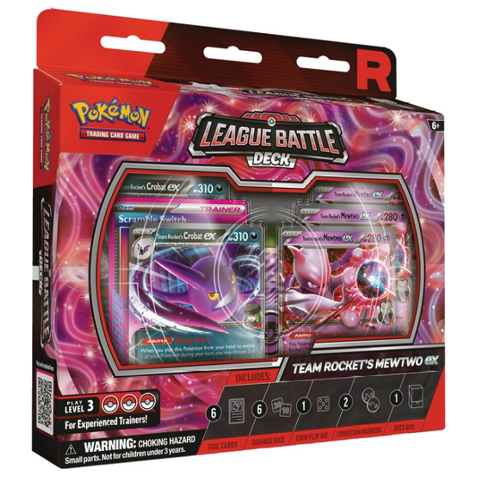 Pokémon TCG: Team Rocket's Mewtwo ex League Battle Deck - PRE-ORDER (Releases 11/7/2025)