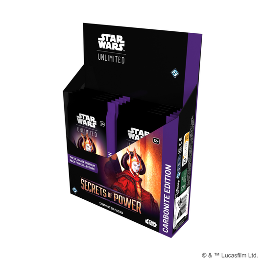 Star Wars: Unlimited TCG - Secrets of Power Carbonite Booster Box - PRE-ORDER (Dates in Description)