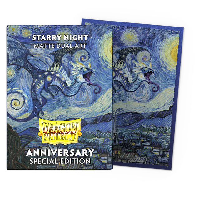 Dragon Shield Card Sleeves - Matte Dual Art (Starry Night)