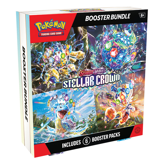 Pokémon TCG: Scarlet & Violet - Stellar Crown Booster Bundle (6 Packs)