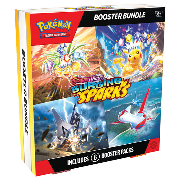 Pokémon TCG: Scarlet & Violet - Surging Sparks Booster Bundle (6 Packs) - PRE-ORDER (Releases 11/8/2024)