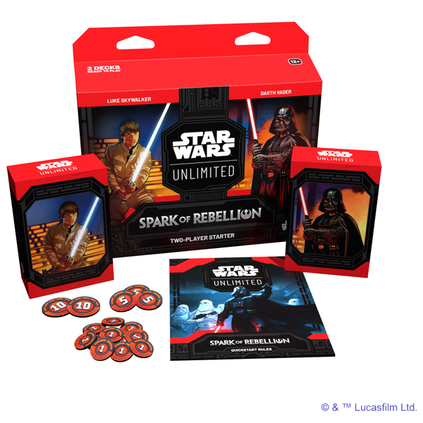 Star Wars: Unlimited TCG - Spark of Rebellion Two-Player Starter Deck - PRE-ORDER (Releases 3/8/2024)