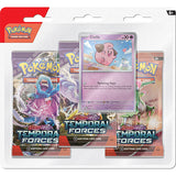 Pokémon TCG: Scarlet & Violet - Temporal Forces - 3-Pack Blister - PRE-ORDER (Releases 3/22/2024)