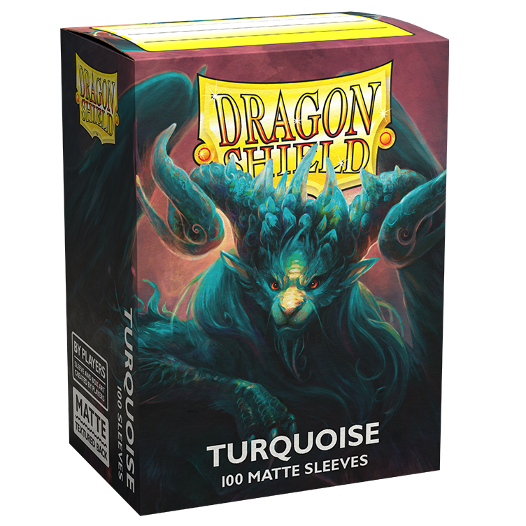 Dragon Shield Card Sleeves - Matte Turquoise