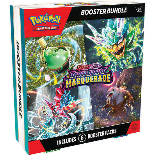 Pokémon TCG: Scarlet & Violet - Twilight Masquerade Booster Bundle (6 Packs)