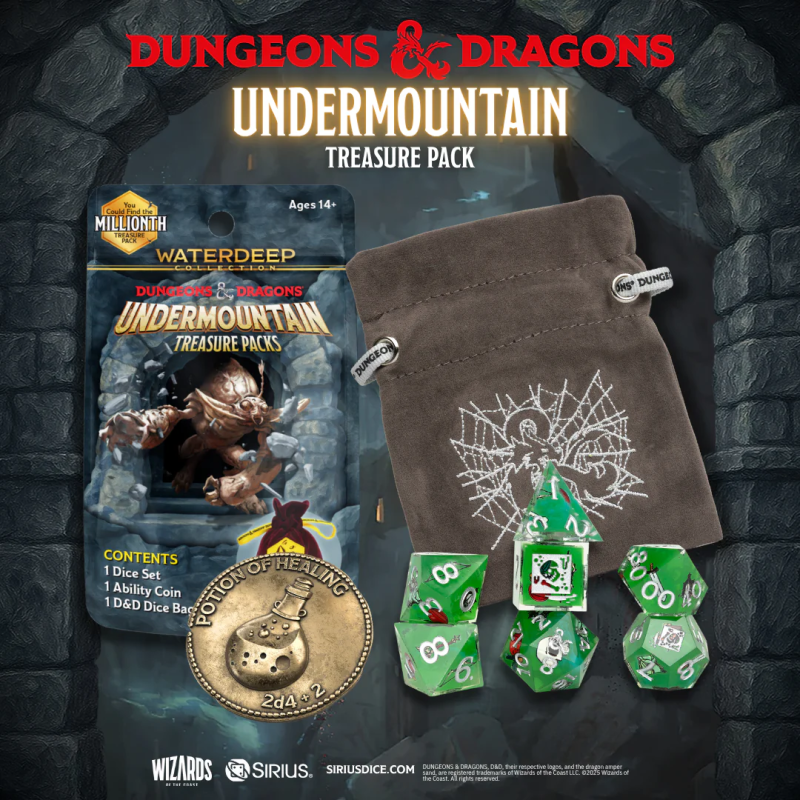 Sirius Dice: D&D Treasure Pack - Undermountain Treasure Pack - Waterdeep Collection