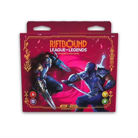 Riftbound TCG: Set 4 - Vendetta Showdown Deck - Zed vs Shen - PRE-ORDER (Releases 7/31/2026)