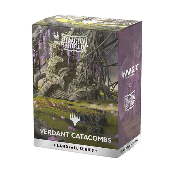 Dragon Shield Card Sleeves - MTG Landfall Series - Verdant Catacombs Art Dual Matte