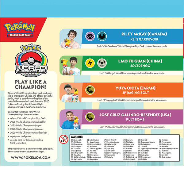 Pokémon TCG: World Championship Deck (2025)