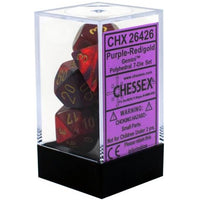 Chessex: 7-Die Set Gemini (Purple-Red/Gold)