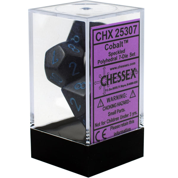 Chessex: 7-Die Set Speckled (Colbalt)