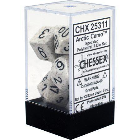 Chessex: 7-Die Set Speckled (Arctic Camo)