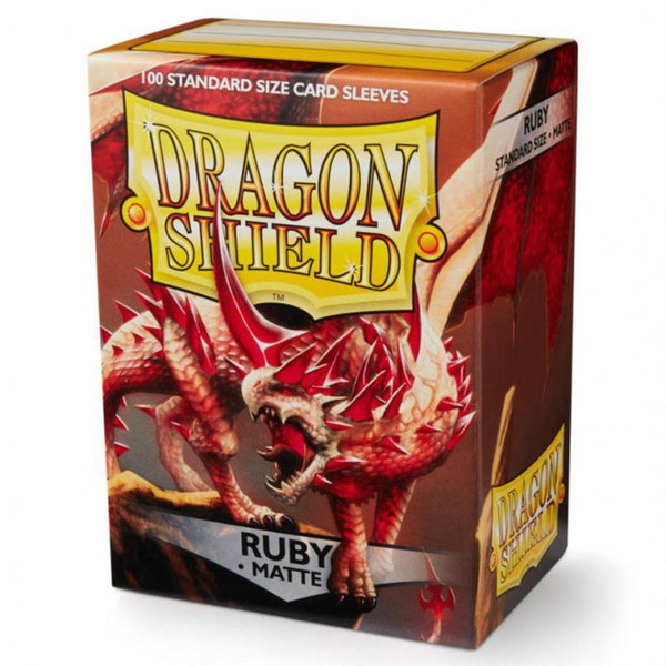 Dragon Shield Card Sleeves - Matte Ruby