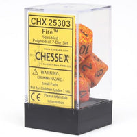 Chessex: 7-Die Set Speckled (Fire)