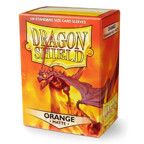 Dragon Shield Card Sleeves - Matte Orange