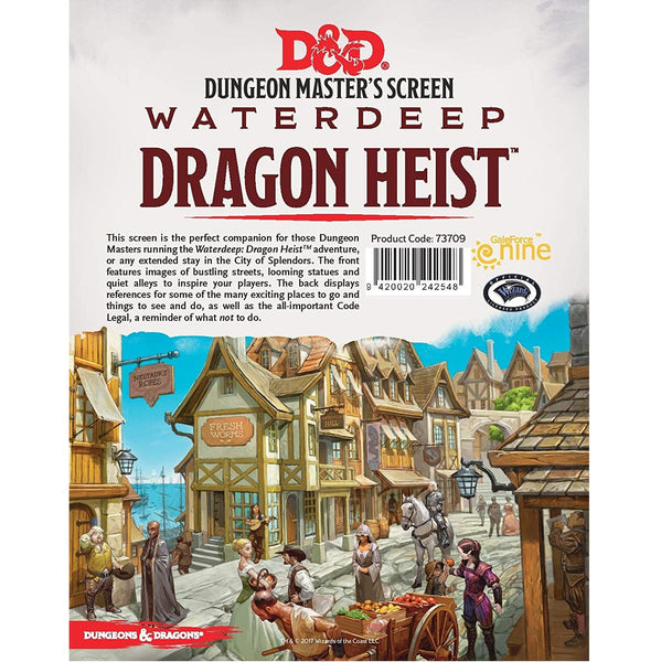 Dungeons & Dragons: Dungeon Master's Screen - Waterdeep Dragon Heist
