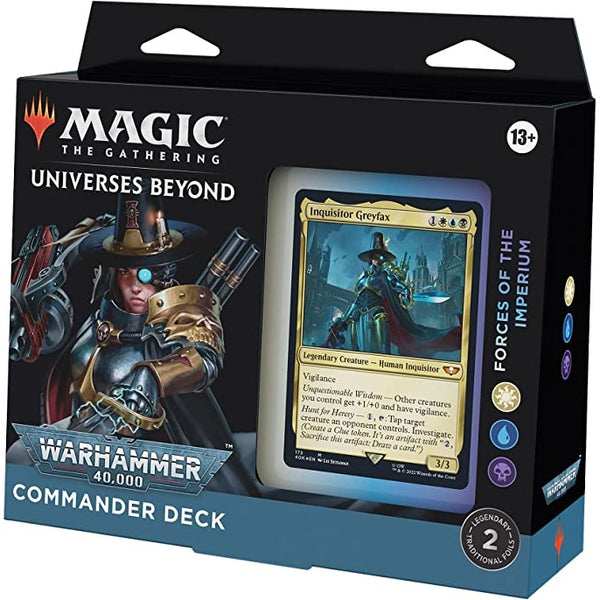 Magic: The Gathering: Universes Beyond - Warhammer 40,000 - Commander Deck - Forces of the Imperium