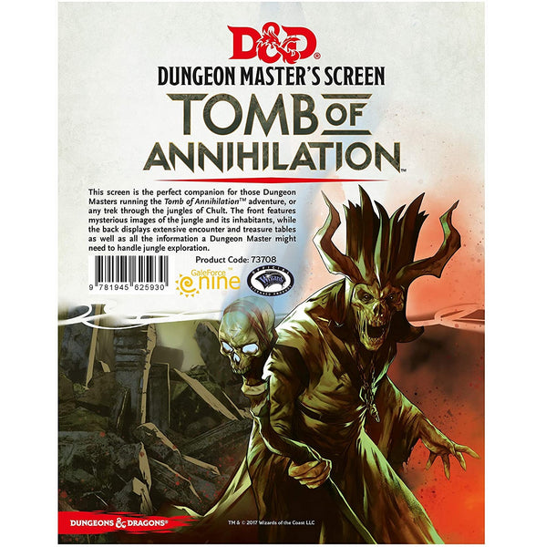 Dungeons & Dragons: Dungeon Master's Screen - Tomb of Annihilation