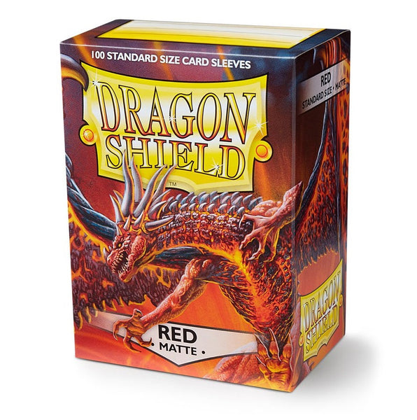 Dragon Shield Card Sleeves - Matte Red