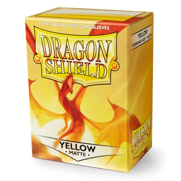 Dragon Shield Card Sleeves - Matte Yellow