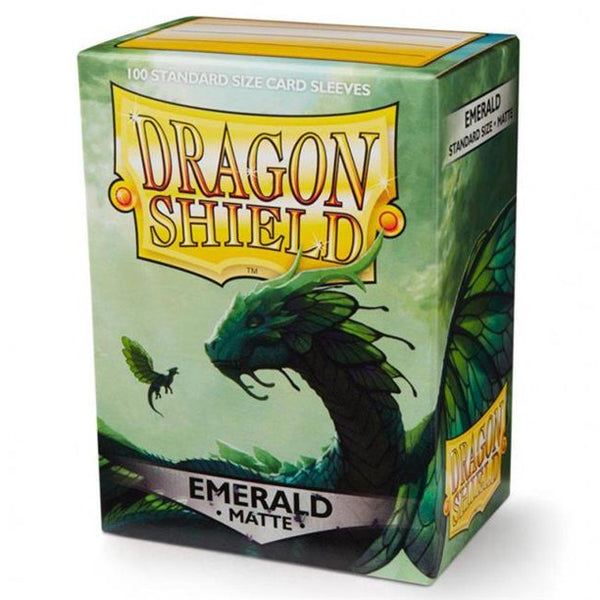 Dragon Shield Card Sleeves - Matte Emerald
