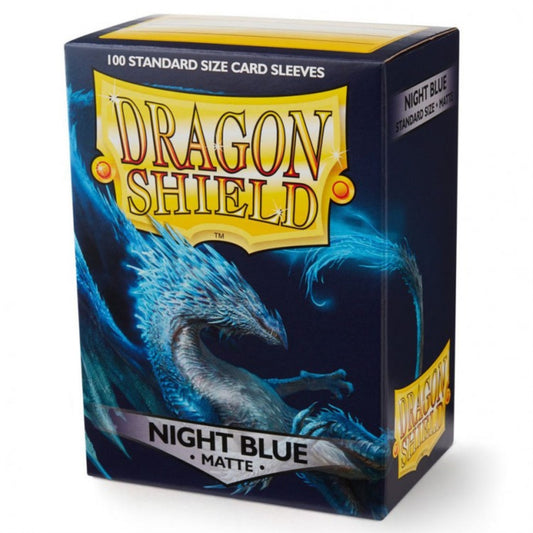 Dragon Shield Card Sleeves - Matte Night Blue