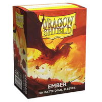 Dragon Shield Card Sleeves - Dual Matte Ember