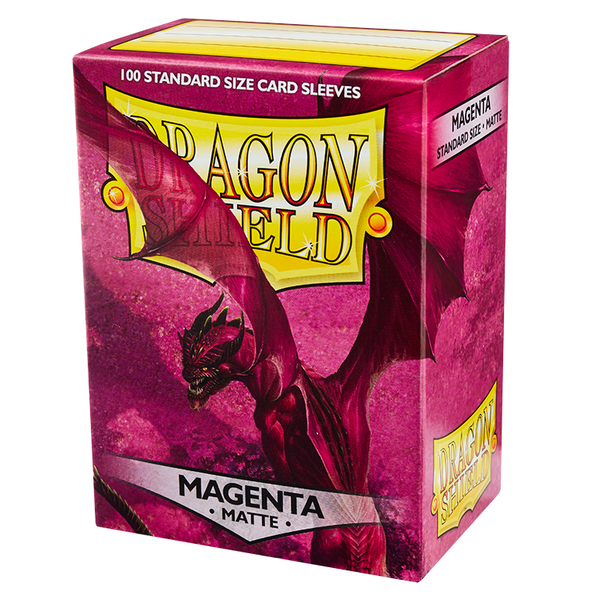 Dragon Shield Card Sleeves - Matte Magenta